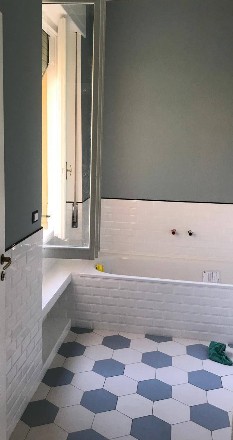 mix di pavimenti bagno