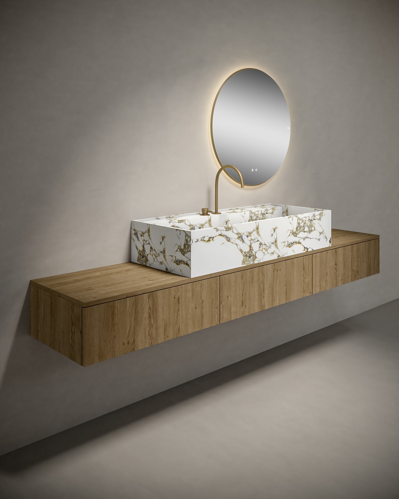 Il mobile lavabo della serie Classic Simple di Fiora si distingue per la sua struttura lineare e razionalista, nella foto in finitura Arpa. L'anta incorniciata conferisce un tocco di modernità e avanguardia alla collezione. Misura L 180 x P 51 cm. Prezzo, Iva esclusa, da 1.800 euro. www.fiorabath.com Il mobile lavabo della serie Classic Simple di Fiora si distingue per la sua struttura lineare e razionalista, nella foto in finitura Arpa. L'anta incorniciata conferisce un tocco di modernità e avanguardia alla collezione. Misura L 180 x P 51 cm. Prezzo, Iva esclusa, da 1.800 euro. www.fiorabath.com