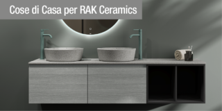 RAK-Skin e RAK-Batu di RAK Ceramics: il design materico che trasforma il bagno