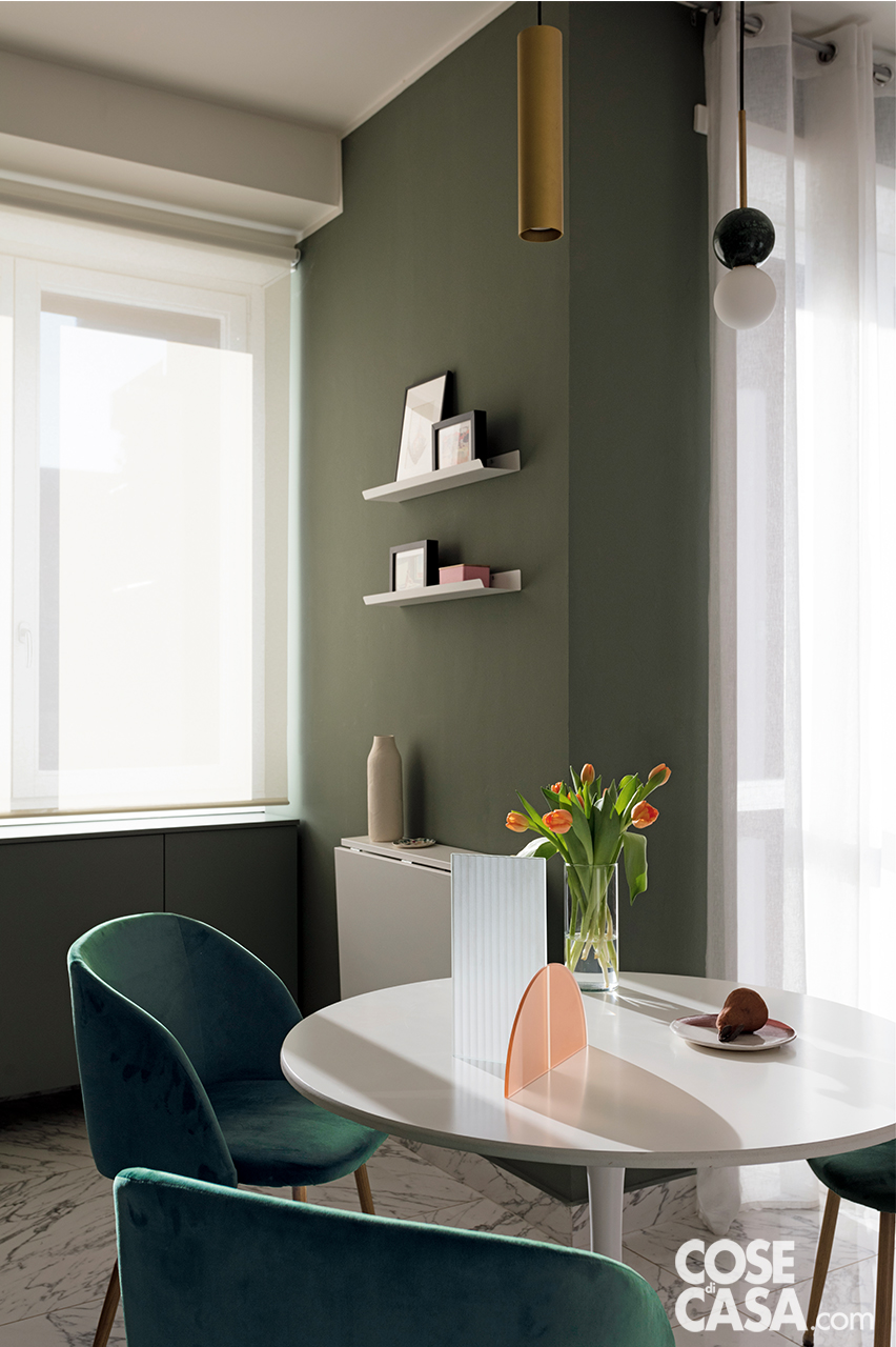 tavolo bianco rotondo