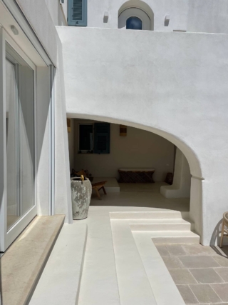 vista dalla facciata