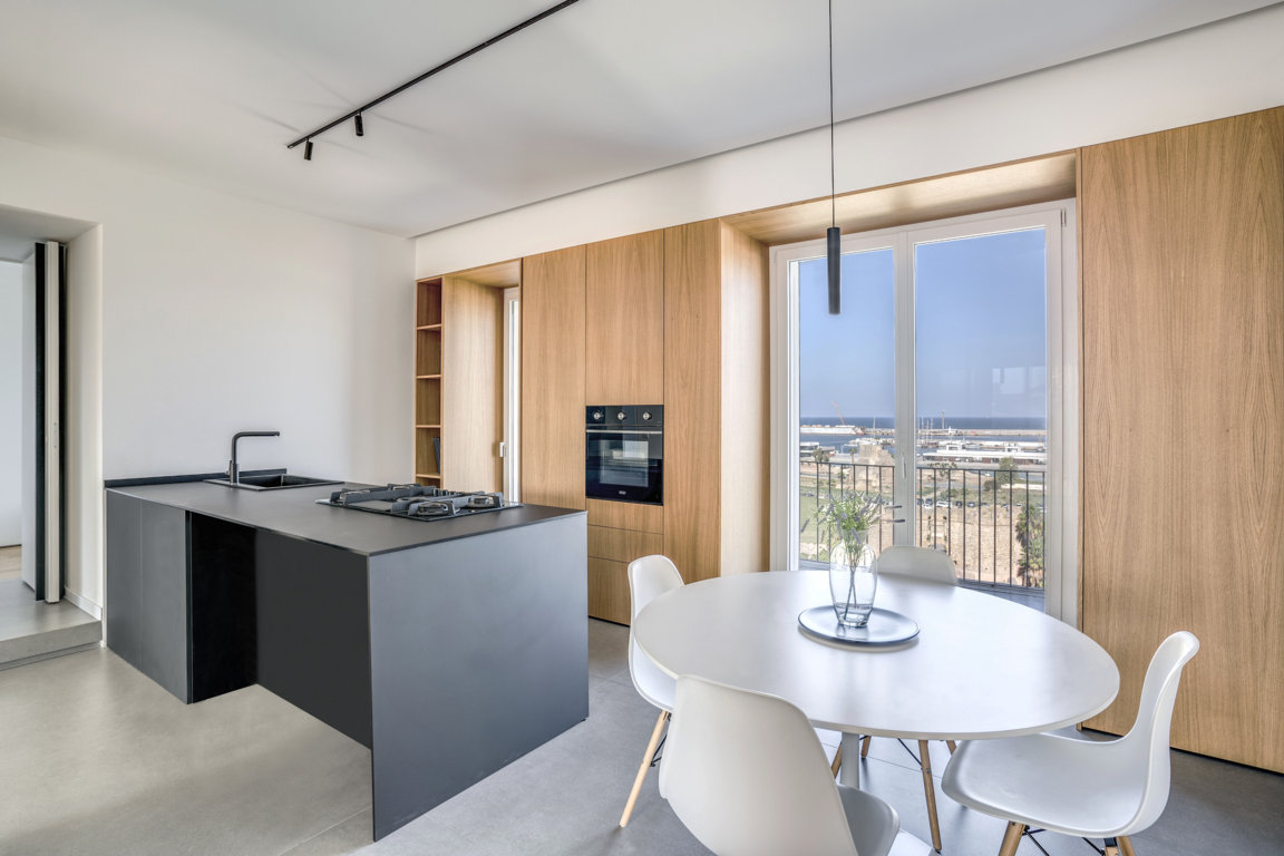 Appartamento Palermo doppio affaccio cucina finestre Oknoplast Appartamento Palermo doppio affaccio cucina finestre Oknoplast