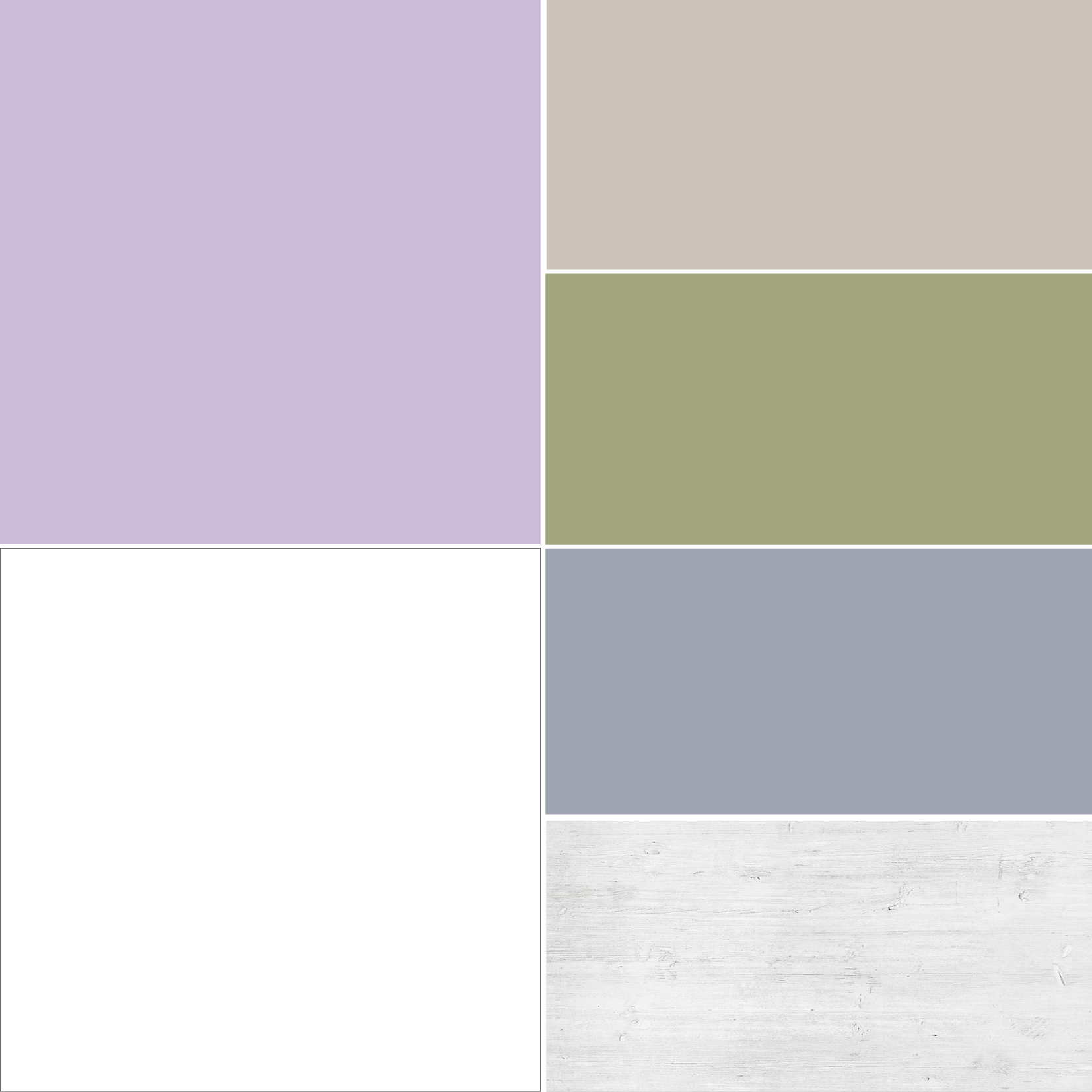 abbinamento lilla con beige verde chiaro azzurro polvere chiaro bianco e legno sbiancato