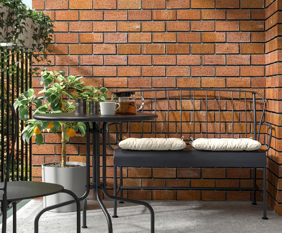 Può essere sistemato anche su un terrazzino il divanetto due posti LÄCKÖ di Ikea Italia che ricorda i romantici modelli in ferro battuto: è completamente realizzato in acciaio rivestito a polvere grigio che non richiede manutenzione. Misura L 115 x P 56 x H 87 cm. Prezzo 119 euro. www.ikea.com Può essere sistemato anche su un terrazzino il divanetto due posti LÄCKÖ di Ikea Italia che ricorda i romantici modelli in ferro battuto: è completamente realizzato in acciaio rivestito a polvere grigio che non richiede manutenzione. Misura L 115 x P 56 x H 87 cm. Prezzo 119 euro. www.ikea.com