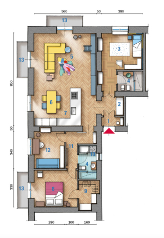 planimetria-casa-118-mq planimetria-casa-118-mq
