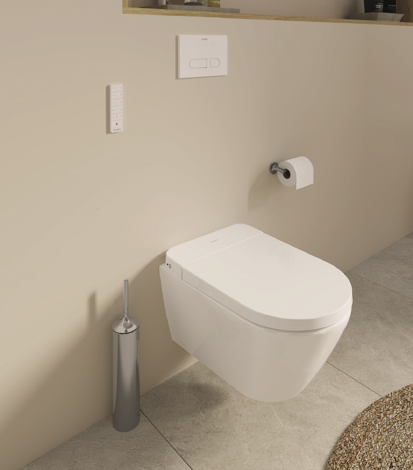 Ha sedile elettronico integrato il wc con doccetta in ceramica bianca SensoWash@ D-Neo di Duravit sospeso. Con smalto antibatterico, è dotato di telecomando per le funzioni doccetta, il riscaldamento del sedile, le regolazioni di erogatore e acqua e la modalità a risparmio energetico. Misura L 37,8 x 57,5 cm. Prezzo 1.978 euro. www.duravit.it Ha sedile elettronico integrato il wc con doccetta in ceramica bianca SensoWash@ D-Neo di Duravit sospeso. Con smalto antibatterico, è dotato di telecomando per le funzioni doccetta, il riscaldamento del sedile, le regolazioni di erogatore e acqua e la modalità a risparmio energetico. Misura L 37,8 x 57,5 cm. Prezzo 1.978 euro. www.duravit.it