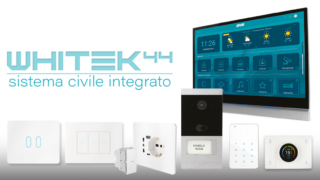 Whitek 44 è sviluppato per completare al meglio le gamme AVE