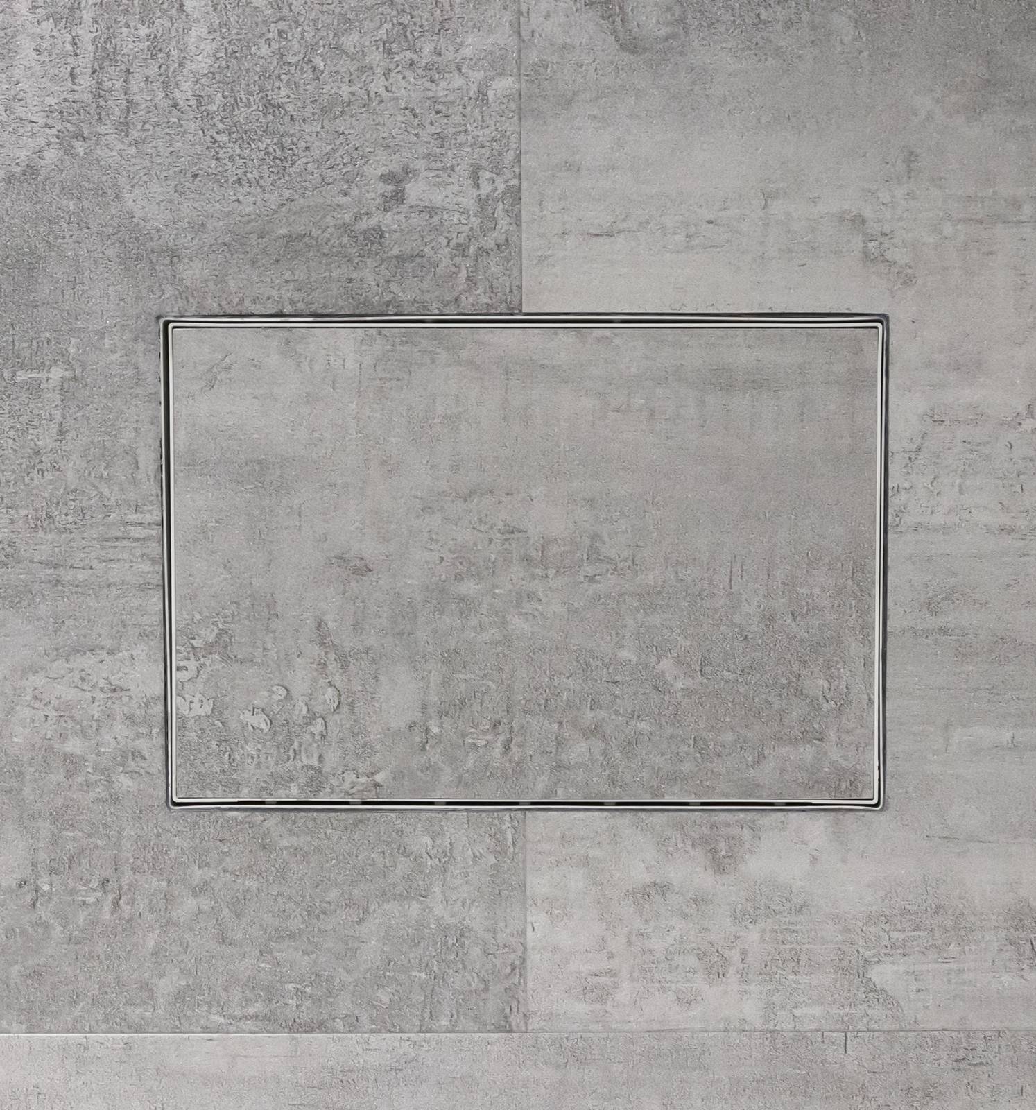 Versione con valvole di intercettazione per ogni singola utenza con sportello push-to-open finitura a muro