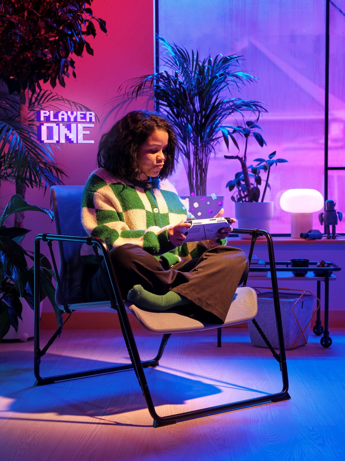 Poltrona gaming della collezione Brannboll di Ikea. www.ikea.com