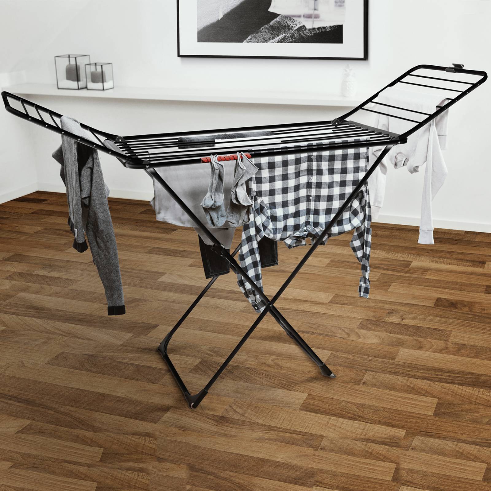 Stendibiancheria nero Vileda Extra Ultimate