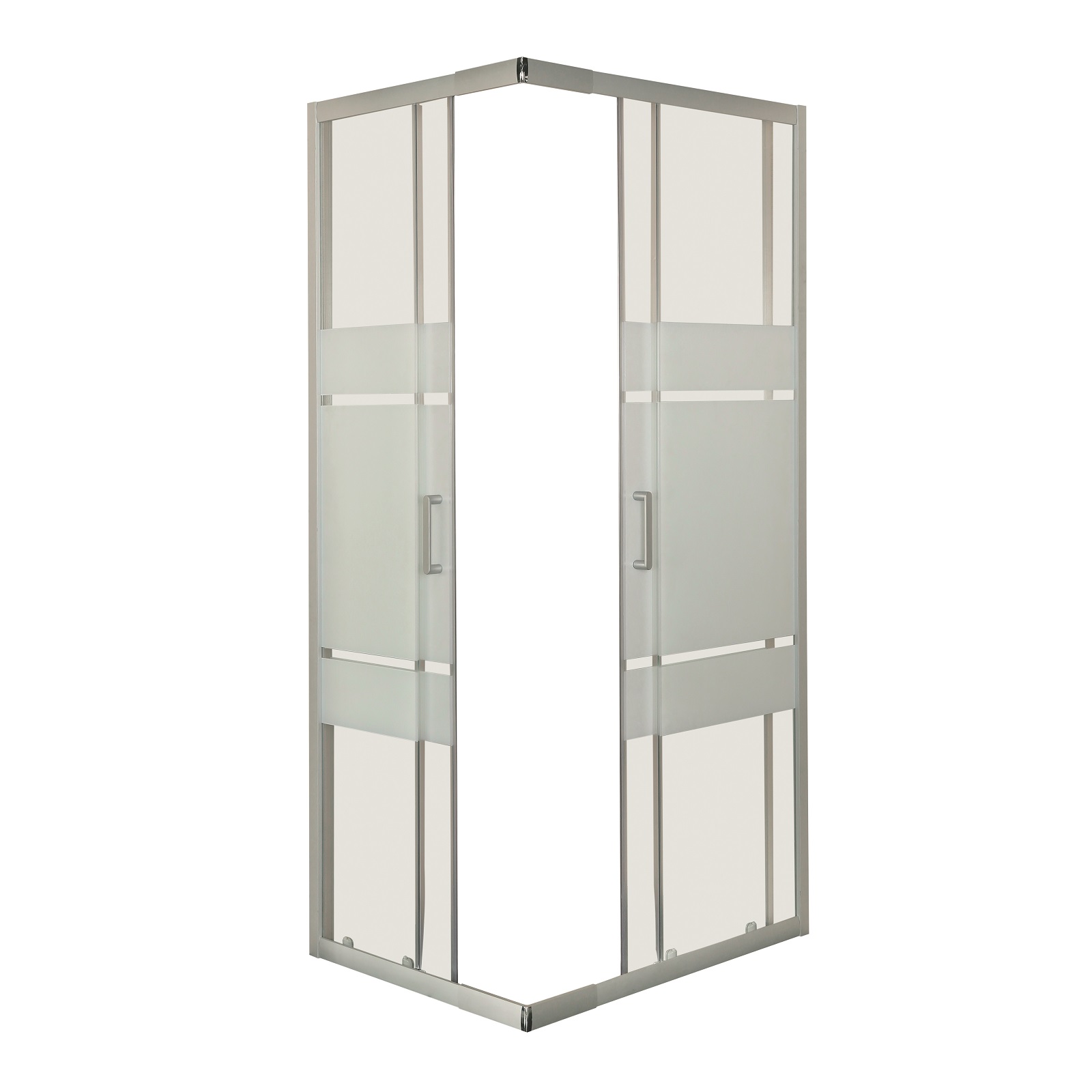 Il box doccia rettangolare Sinque di Leroy Merlin con apertura scorrevole ha profilo argento e finitura del vetro serigrafato. Il vetro ha uno spessore di 5 mm. Misura L 80 x P 90 x H 190 cm. Prezzo 240 euro. www.leroymerlin.it Il box doccia rettangolare Sinque di Leroy Merlin con apertura scorrevole ha profilo argento e finitura del vetro serigrafato. Il vetro ha uno spessore di 5 mm. Misura L 80 x P 90 x H 190 cm. Prezzo 240 euro. www.leroymerlin.it