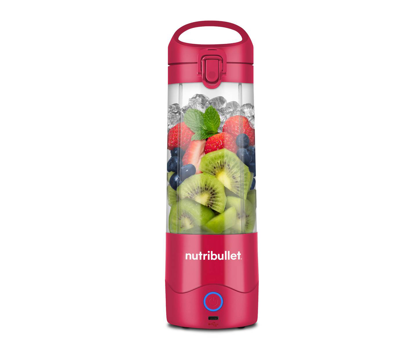 Leggero, il frullatore nutribullet® Portable permette di preparare i frullati preferiti senza l'uso di un cavo o di una spina, ovunque ci si trovi. Il caricatore USB-C alimenta il motore per circa 15 cicli e il coperchio maneggevole lo rende facile da trasportare ovunque. Misura ø 9,5 x H 27 cm. Prezzo 39,90 euro. www.nutribullet.com
