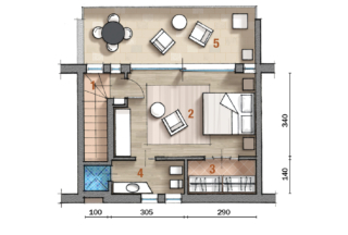 planimetria casa sottotetto
