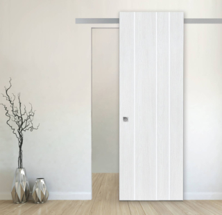 Fa parte della collezione Materik di AgoProfil il modello Davis porta scorrevole Motion esterno muro, realizzata in frassino laccato rappresenta una scelta elegante e versatile adatta a tutti gli stili di interni, combina la bellezza naturale del legno con la finitura laccata, prezzo 850 euro. www.agoprofil.com Fa parte della collezione Materik di AgoProfil il modello Davis porta scorrevole Motion esterno muro, realizzata in frassino laccato rappresenta una scelta elegante e versatile adatta a tutti gli stili di interni, combina la bellezza naturale del legno con la finitura laccata, prezzo 850 euro. www.agoprofil.com
