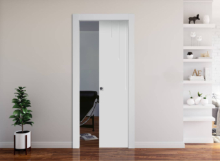 Artwork Sfumata è la porta modello scorrevole a scomparsa di Nusco caratterizzata da linee che si incrociano e si allontanano, giocando con i riflessi della luce sul legno vivo creando un effetto finale assolutamente unico. Di serie il telaio squadrato in listellare di abete e i coprifili LSB (acquarius), l’anta è senza battuta, la serratura magnetica e le 3 cerniere a scomparsa sono regolabili. Prezzo a partire da 900 euro + Iva. www.nuscospa.com Artwork Sfumata è la porta modello scorrevole a scomparsa di Nusco caratterizzata da linee che si incrociano e si allontanano, giocando con i riflessi della luce sul legno vivo creando un effetto finale assolutamente unico. Di serie il telaio squadrato in listellare di abete e i coprifili LSB (acquarius), l’anta è senza battuta, la serratura magnetica e le 3 cerniere a scomparsa sono regolabili. Prezzo a partire da 900 euro + Iva. www.nuscospa.com