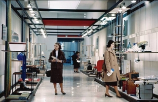 Foto storica della mostra del Compasso  d'Oro 1957, all'XI Triennale.