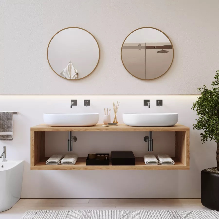 Bagno con due catini di Deghi Bagno con due catini di Deghi