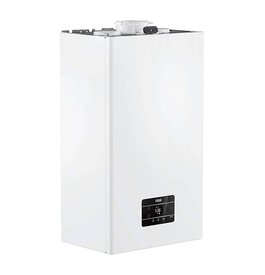 Start di Riello
ha dimensioni compatte (L 40 x P 27,5 x H 70 cm), per collocarla anche tra i pensili. Il pannello di controllo touch è di facile utilizzo. Ha scambiatore in acciaio inox, potenza fino a 24,4 kW, rumorosità di 50-53 dB, rendimento max 98,7%.
In classe A, il modello 25 kis
costa 1.880 euro + Iva. www.riello.it Start di Riello
ha dimensioni compatte (L 40 x P 27,5 x H 70 cm), per collocarla anche tra i pensili. Il pannello di controllo touch è di facile utilizzo. Ha scambiatore in acciaio inox, potenza fino a 24,4 kW, rumorosità di 50-53 dB, rendimento max 98,7%.
In classe A, il modello 25 kis
costa 1.880 euro + Iva. www.riello.it