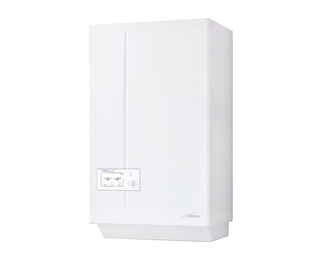 Murelle HT di Sime è per solo riscaldamento o con produzione d’acqua calda istantanea. Ha ampio campo
di modulazione 1:15 che ne ottimizza il funzionamento. Potenza 24,5-29,5-34,5 kW.
È in classe A, con rumorosità 51-53 dB. Misura L 45 x
P 31,5 x H 70 cm. Costa
a partire da 3.191 euro + Iva. www.sime.it Murelle HT di Sime è per solo riscaldamento o con produzione d’acqua calda istantanea. Ha ampio campo
di modulazione 1:15 che ne ottimizza il funzionamento. Potenza 24,5-29,5-34,5 kW.
È in classe A, con rumorosità 51-53 dB. Misura L 45 x
P 31,5 x H 70 cm. Costa
a partire da 3.191 euro + Iva. www.sime.it