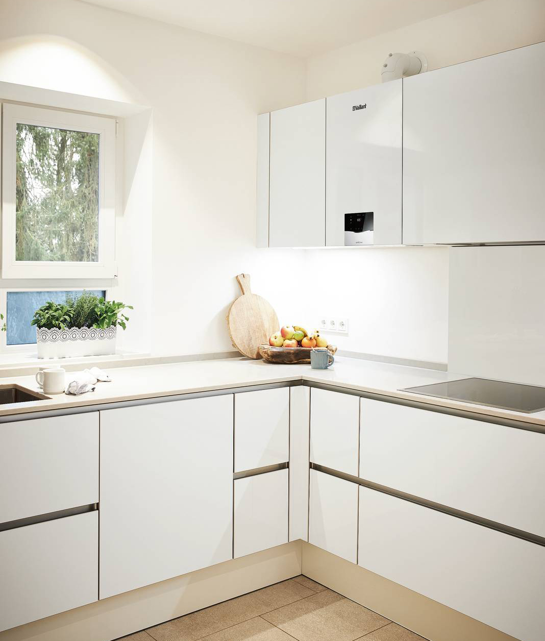 La caldaia ecoTEC
plus VMW di Vaillant
produce acqua calda istantanea e si adatta alle richieste dell’impianto, riducendo i consumi. Con la centralina climatica wi-fi è in classe A+. Ha potenza di 26-30-35 kW, rumorosità di 52 dB.
Misura L 44 x P 35 x H 72 cm.
Costa da 2.888 euro + Iva. www.vaillant.it La caldaia ecoTEC
plus VMW di Vaillant
produce acqua calda istantanea e si adatta alle richieste dell’impianto, riducendo i consumi. Con la centralina climatica wi-fi è in classe A+. Ha potenza di 26-30-35 kW, rumorosità di 52 dB.
Misura L 44 x P 35 x H 72 cm.
Costa da 2.888 euro + Iva. www.vaillant.it