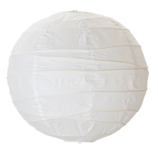 Paralume in carta di riso Regolit di Ikea Paralume in carta di riso Regolit di Ikea