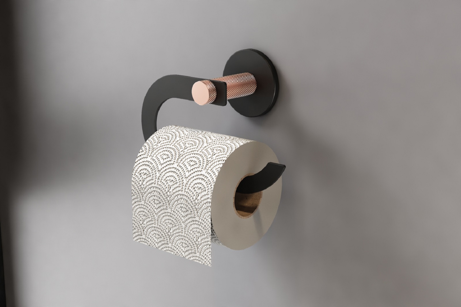 Il portarotolo aperto Astral di OBI è realizzato con una combinazione di acciaio inossidabile SS304 e ottone e ha finitura in nero e rame. Il design aperto permette di sostituire il rotolo di carta igienica in modo semplice e veloce. Il fissaggio è con viti e tasselli. Misura L 17,9 x P 7,3 x H 12,2 cm. Prezzo 28,95 euro. www.obi-italia.it Il portarotolo aperto Astral di OBI è realizzato con una combinazione di acciaio inossidabile SS304 e ottone e ha finitura in nero e rame. Il design aperto permette di sostituire il rotolo di carta igienica in modo semplice e veloce. Il fissaggio è con viti e tasselli. Misura L 17,9 x P 7,3 x H 12,2 cm. Prezzo 28,95 euro. www.obi-italia.it