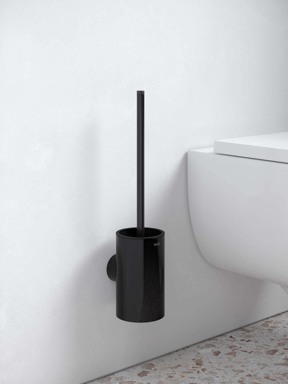 Ha superficie nero matt il portascopino della collezione REVA di Keuco. Completo di kit per fissaggio a tasselli, può anche essere montato a incollo. Ha un diametro di 9 cm ed è alto 41,5 cm. Prezzo, Iva esclusa, 137,70 euro. Prezzo del kit da incollo, Iva esclusa, 18,80 euro. www.keuco.com Ha superficie nero matt il portascopino della collezione REVA di Keuco. Completo di kit per fissaggio a tasselli, può anche essere montato a incollo. Ha un diametro di 9 cm ed è alto 41,5 cm. Prezzo, Iva esclusa, 137,70 euro. Prezzo del kit da incollo, Iva esclusa, 18,80 euro. www.keuco.com