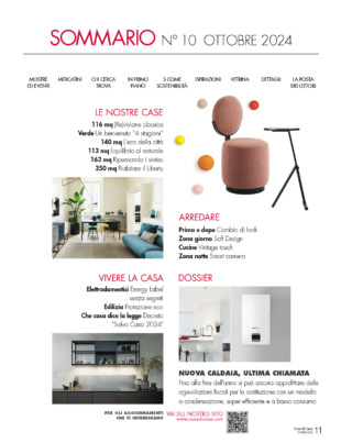 Sommario cose di casa ottobre 2024 Sommario cose di casa ottobre 2024