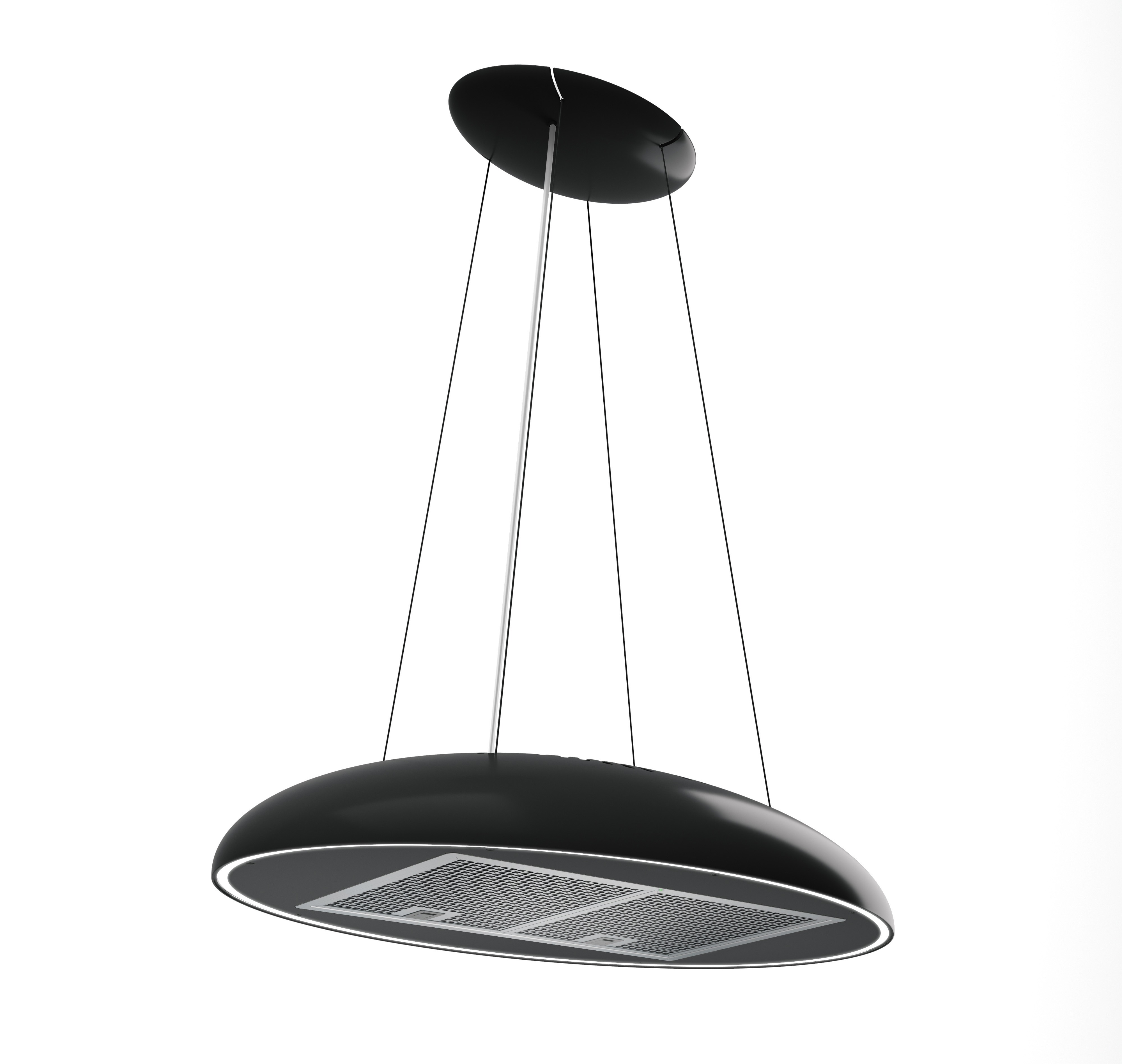 Nome: Eclipse di Airforce
Classe di efficienza energetica: n.d. perché solo filtrante
Consumo energia elettrica su base annua: n.d.
Portata Max: 600 mc/h
Numero velocità: 3 + intensiva
Livello sonoro (alla 3° velocità): 67 decibel
Larghezza: 90x56 cm
Caratteristiche: filtrante, illuminazione a strip led da 9W e filtro odori long life rigenerabile.
Prezzo: Da rivenditore
Sito web azienda: www.airforcespa.it