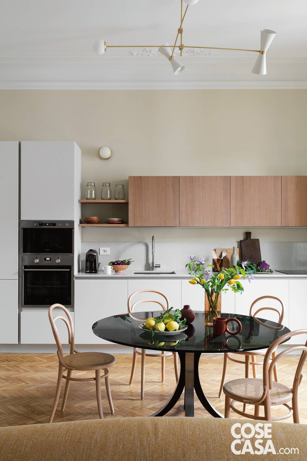 cucina vintage con cannettato Foto di studio roy