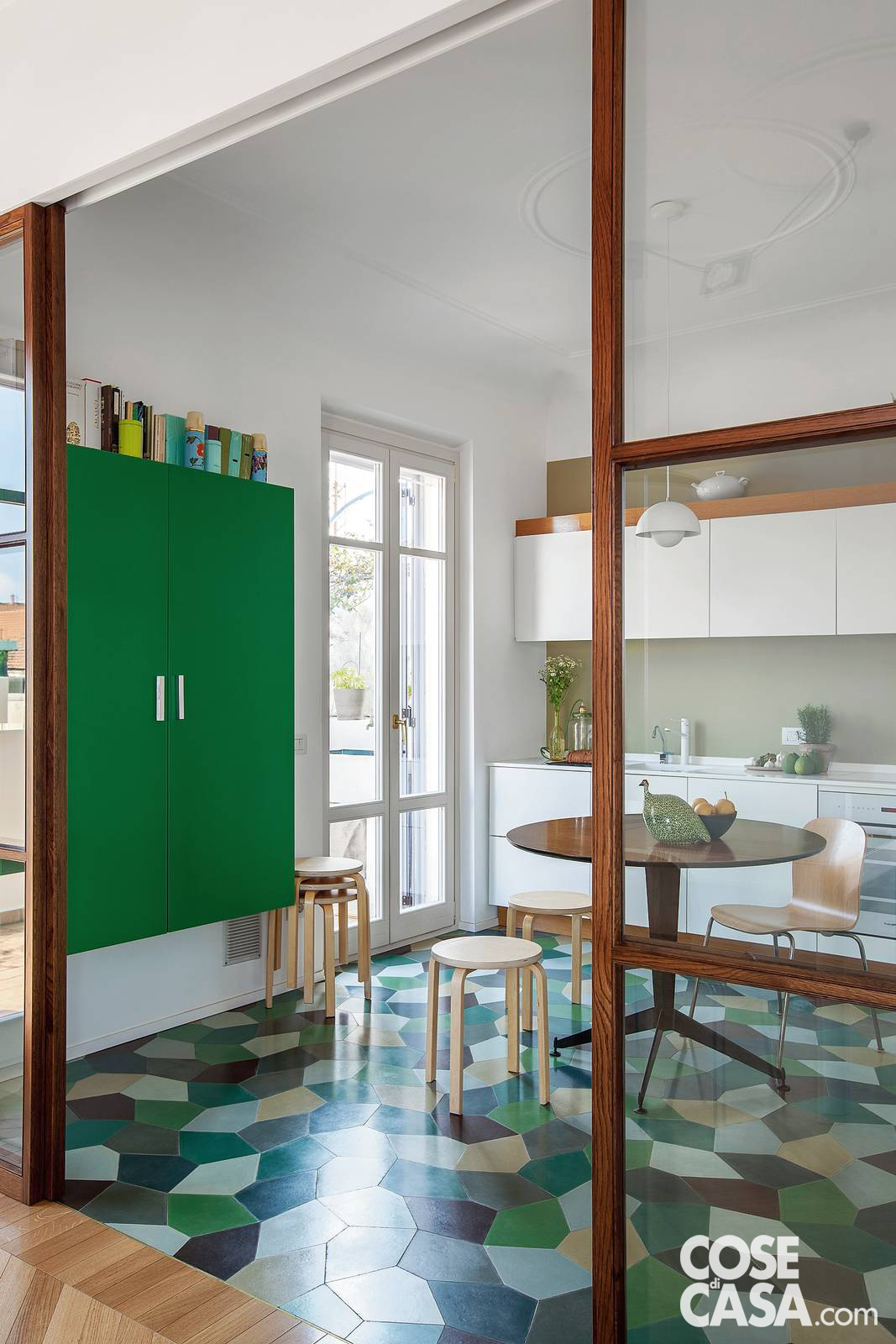 cucina vintage verde Foto di Cristina Galliena Bohman