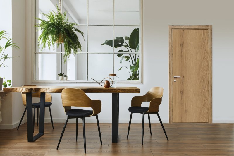 Porta Lovly in finitura Rovere Grigio Nordico Tabacco Porta Lovly in finitura Rovere Grigio Nordico Tabacco