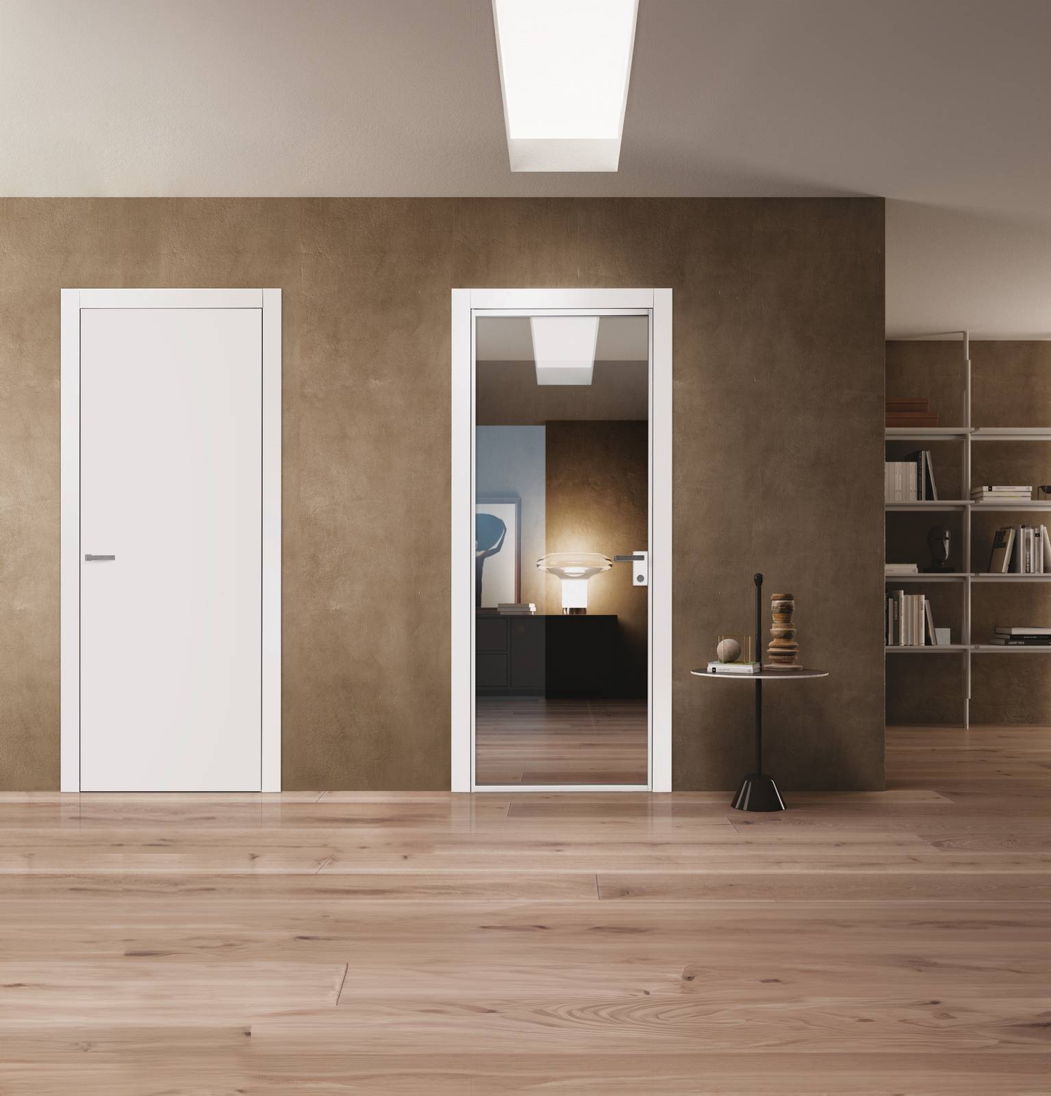 CL, battente, laccato opaco bianco, maniglia Bilbao
GLASS BIANCO, battente, vetro trasparente grigio, maniglia Bilbao CL, battente, laccato opaco bianco, maniglia Bilbao
GLASS BIANCO, battente, vetro trasparente grigio, maniglia Bilbao