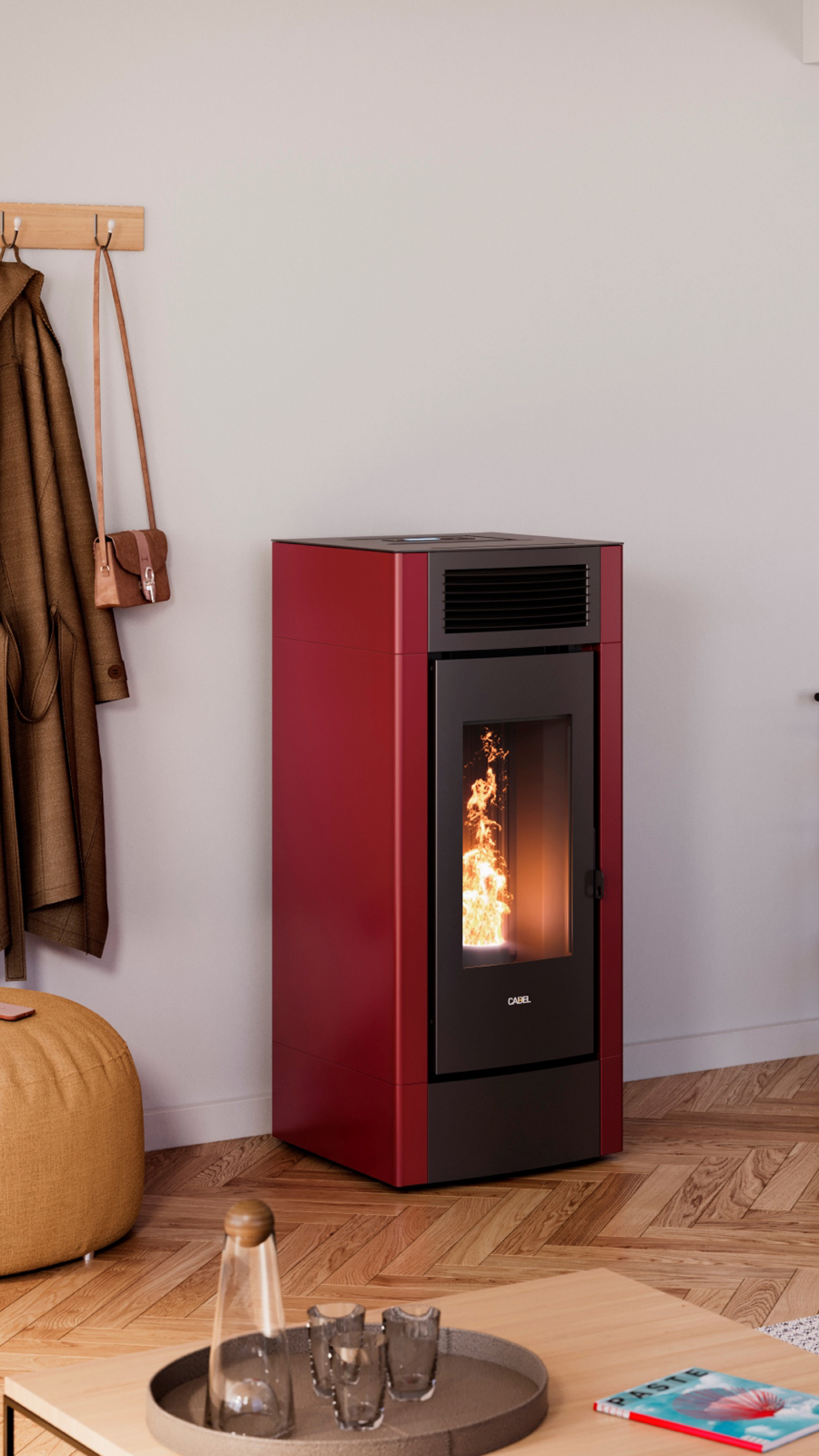 Con il suo innovativo braciere autopulente, Cristal 9 libera il deposito di cenere in modo automatico. Questo  garantisce un funzionamento sempre ottimale della stufa e diminuisce la frequenza della pulizia manuale. Questo modello è inoltre certicato 5Stelle D.M. 186.