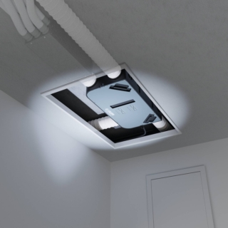 Installazione su soffitto