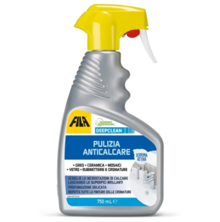 Se il vetro della doccia presenta evidenti tracce di calcare, il prodotto giusto è DEEPCLEAN di FILA Solutions, un detergente che pulisce a fondo tutte le superfici del bagno, mosaici compresi. In una sola passata pulisce a fondo, elimina il calcare e rende brillanti le superfici. http://www.filasolutions.com Se il vetro della doccia presenta evidenti tracce di calcare, il prodotto giusto è DEEPCLEAN di FILA Solutions, un detergente che pulisce a fondo tutte le superfici del bagno, mosaici compresi. In una sola passata pulisce a fondo, elimina il calcare e rende brillanti le superfici. http://www.filasolutions.com