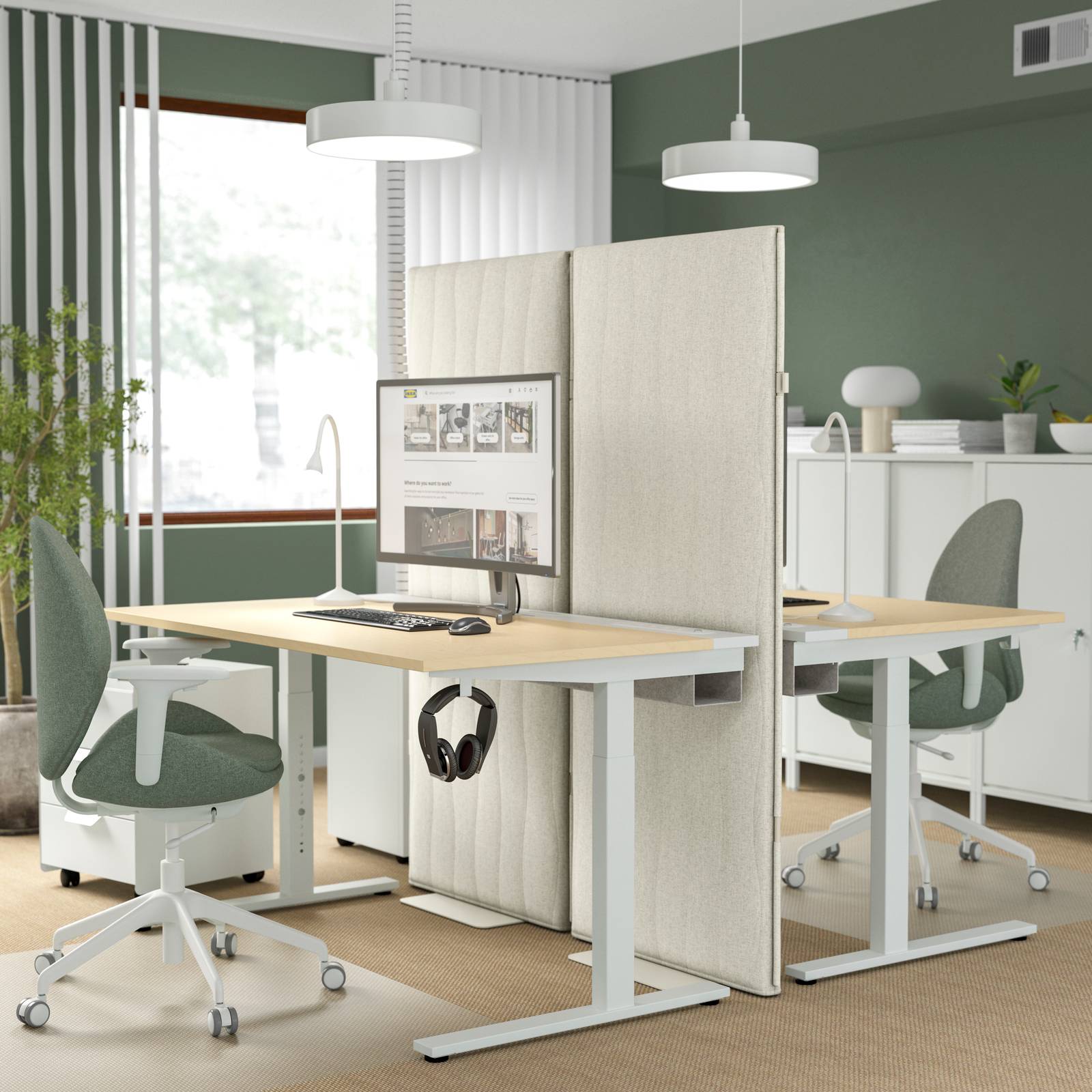 Collezione Mittzon di Ikea per la zona studio, l'home office e spazi business Collezione Mittzon di Ikea per la zona studio, l'home office e spazi business