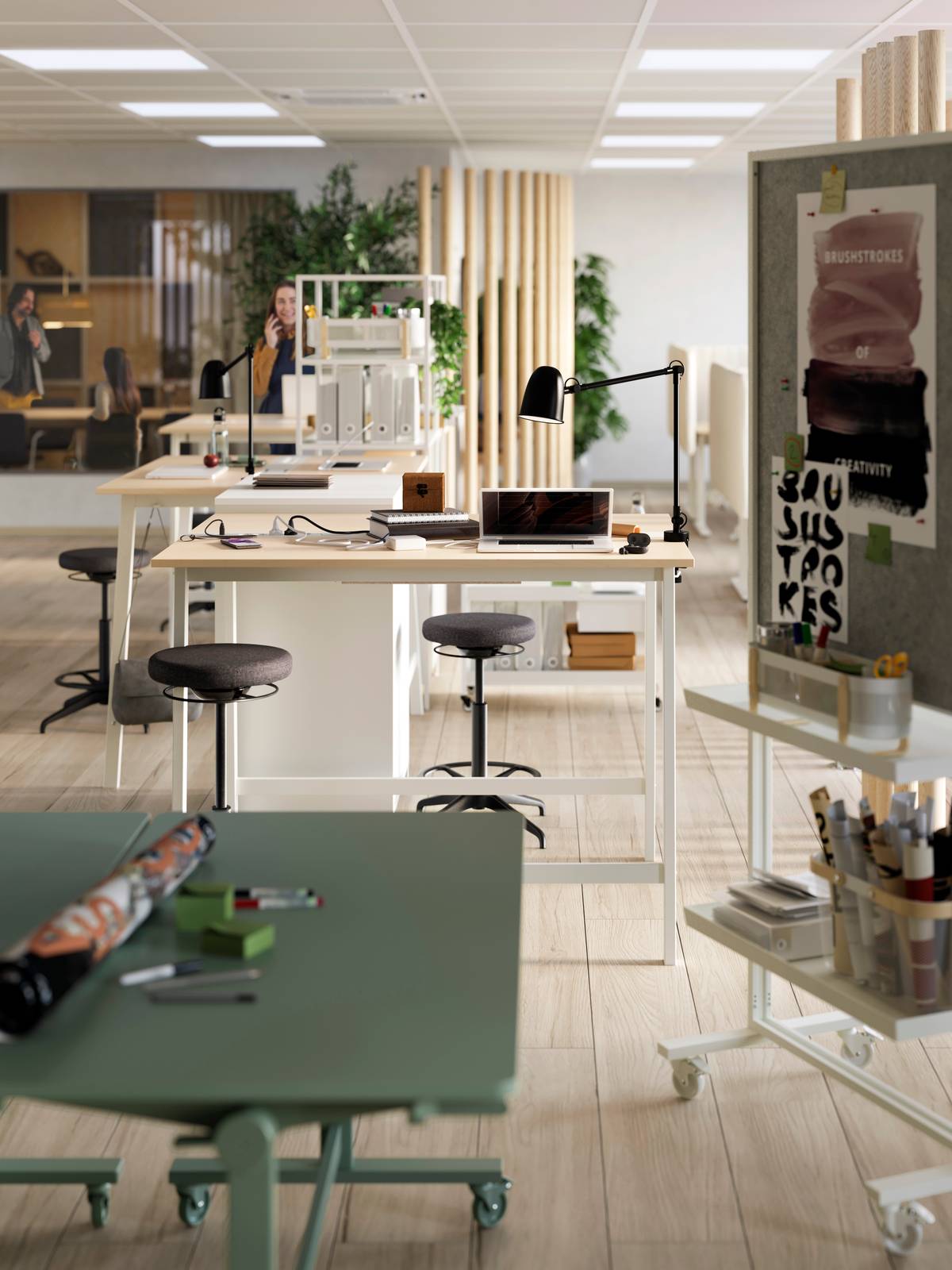 Collezione Mittzon di Ikea per la zona studio, l'home office e spazi business Collezione Mittzon di Ikea per la zona studio, l'home office e spazi business