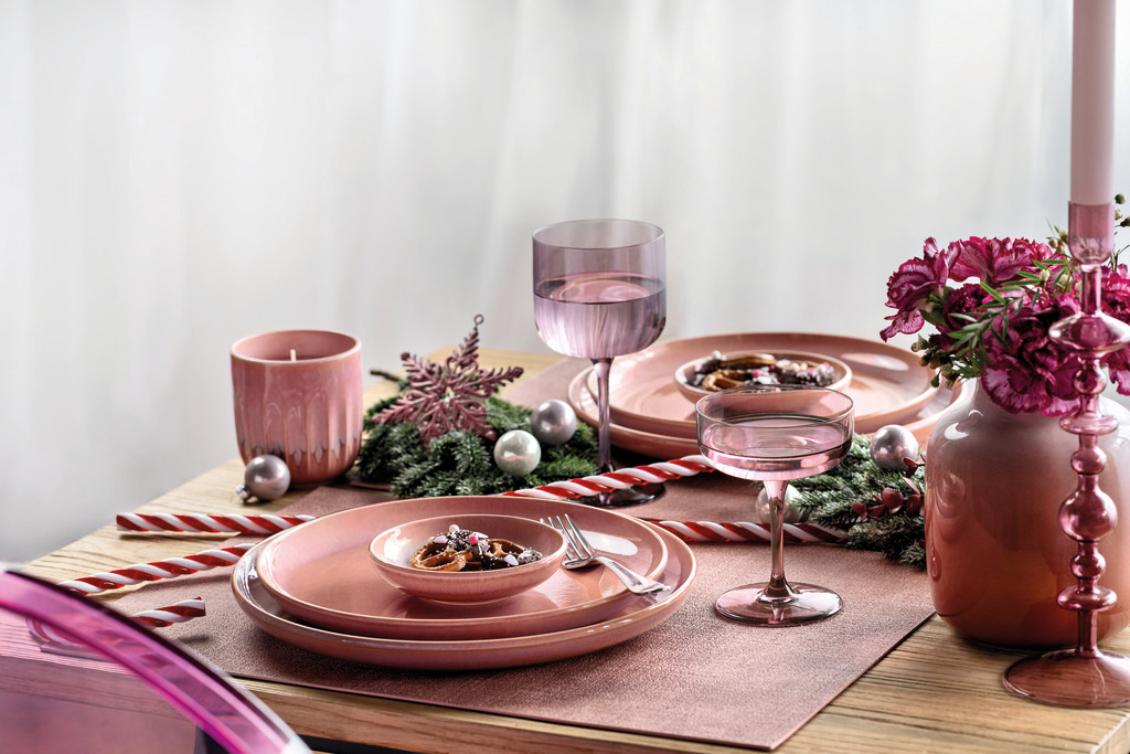 Set tavola rosa di Villeroy & Boch Set tavola rosa di Villeroy & Boch