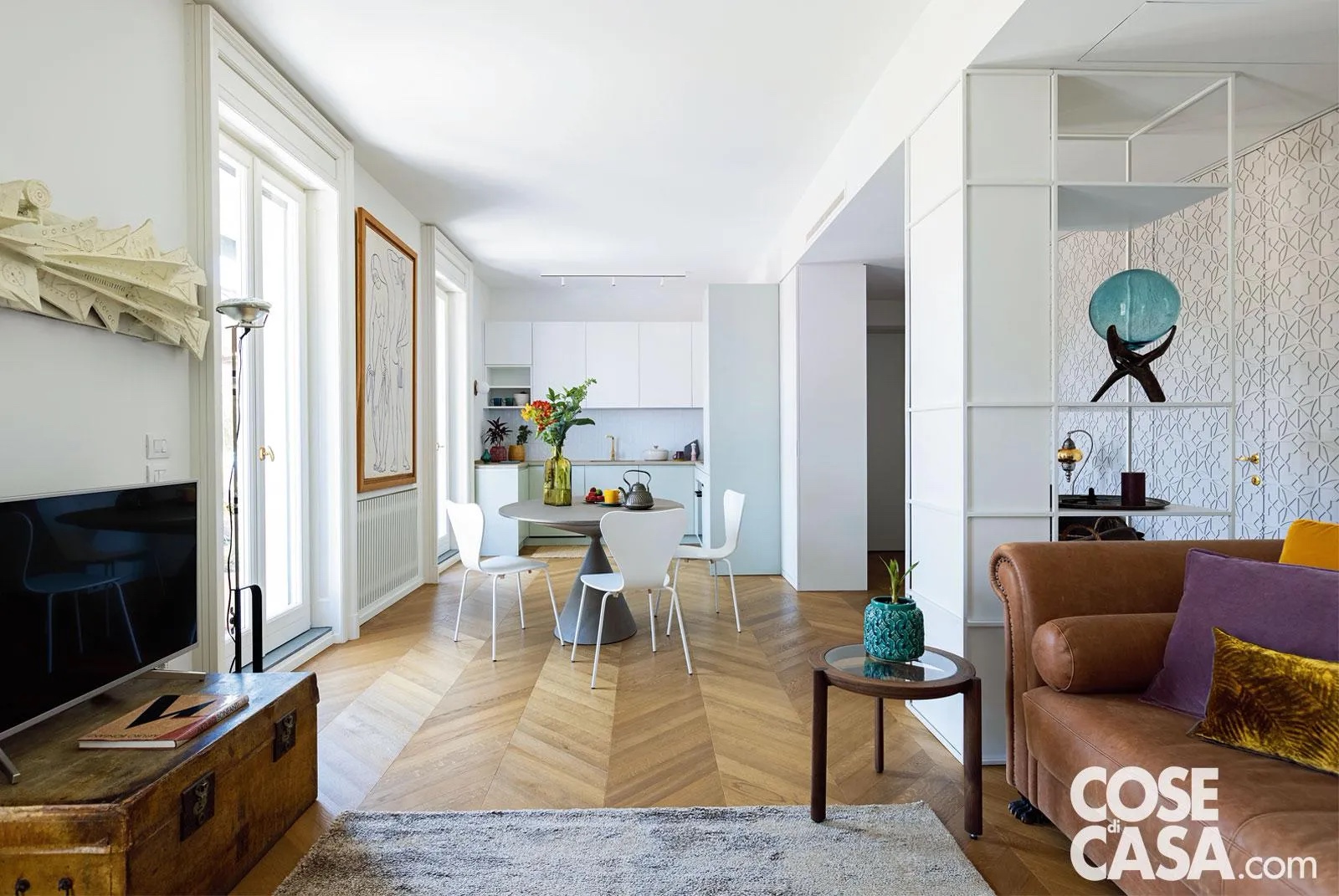 Progetto: arch. Lula Ferrari, Milano. Foto: Cristina Galliena Bohman. Styling: Laura Mauceri.