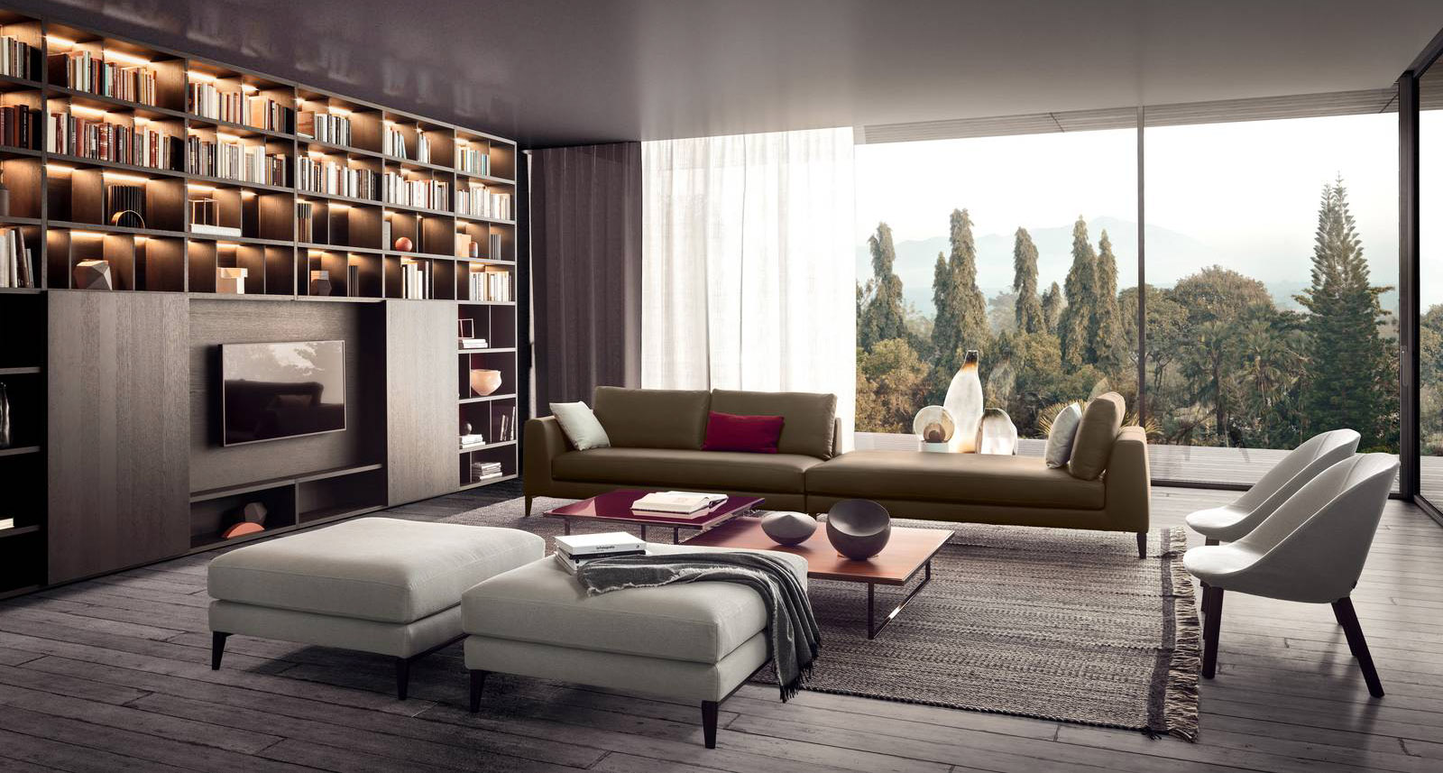 Un pregiato rivestimento in pelle per il divano Time di Pianca che ha un bracciolo svasato, un basamento affusolato e i piedini in legno massello. Misura L 188/208/228 x P 96 x H 86 cm (per il modello base). Prezzo a partire da 8.369 euro. Completano il living la coppia di poltroncine Esse Lounge con lo schienale morbido e avvolgente; le gambe sono realizzate in legno massello scuro e sono rivestite in pelle bianca che illumina l'ambiente. Misurano L 72 x P 77 x H 84 cm. Prezzo su richiesta. www.pianca.com Un pregiato rivestimento in pelle per il divano Time di Pianca che ha un bracciolo svasato, un basamento affusolato e i piedini in legno massello. Misura L 188/208/228 x P 96 x H 86 cm (per il modello base). Prezzo a partire da 8.369 euro. Completano il living la coppia di poltroncine Esse Lounge con lo schienale morbido e avvolgente; le gambe sono realizzate in legno massello scuro e sono rivestite in pelle bianca che illumina l'ambiente. Misurano L 72 x P 77 x H 84 cm. Prezzo su richiesta. www.pianca.com