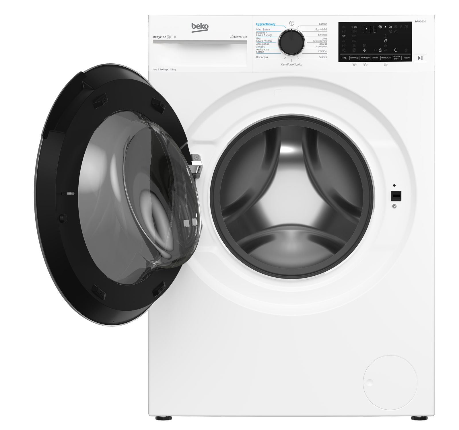 BDT512844S di Beko lava fino a 12 kg asciugandone fino a 8 e ha programma Hygiene+ Wash&Dry con vapore elimina fino al 99,9% degli allergeni e il 97,8% di batteri e funghi, senza la necessità di utilizzare temperature di lavaggio eccessivamente alte. In classe D di funzioni combinate e A di lavaggio, è dotata del cassetto detersivo AutoClean, che permette una pulizia automatica dopo ogni ciclo di lavaggio, in modo da eliminare muffe e cattivi odori. Misura L 60 x P 65 x H 84,5 cm. Prezzo 999 euro. http://www.beko.it BDT512844S di Beko lava fino a 12 kg asciugandone fino a 8 e ha programma Hygiene+ Wash&Dry con vapore elimina fino al 99,9% degli allergeni e il 97,8% di batteri e funghi, senza la necessità di utilizzare temperature di lavaggio eccessivamente alte. In classe D di funzioni combinate e A di lavaggio, è dotata del cassetto detersivo AutoClean, che permette una pulizia automatica dopo ogni ciclo di lavaggio, in modo da eliminare muffe e cattivi odori. Misura L 60 x P 65 x H 84,5 cm. Prezzo 999 euro. http://www.beko.it