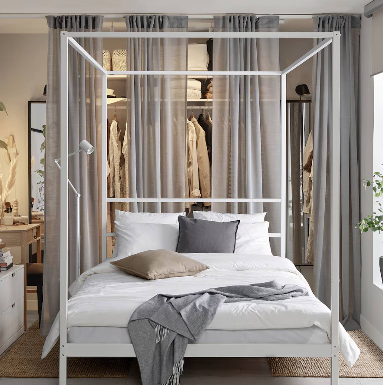 Letto a baldacchino Vitarna di Ikea Letto a baldacchino Vitarna di Ikea