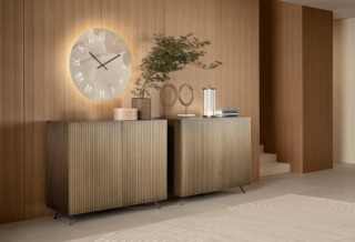 Orologio da parete in ceramica Portorotondo di Riflessi Orologio da parete in ceramica Portorotondo di Riflessi