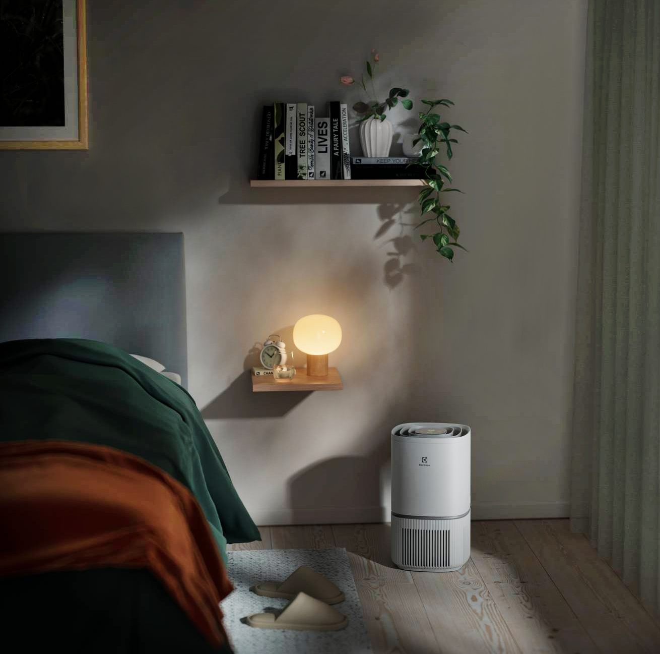 L’uscita a spirale nel purificatore Pure 300 di Electrolux crea un potente vortice per far circolare in modo efficiente aria pulita e purificare in soli 11 minuti una stanza di 10 mq. Filtra fino al 99,97% di particelle aeree di 0,3 micron tramite il sistema di filtrazione 3-step, con prefiltro in carbonio e monitora continuamente la qualità dell'aria per adattare automaticamente la velocità della ventola. È adatto per ambienti fino a 45 mq grazie a un CADR di 220 mc/h. Misura L 23 x P 23 x H 40 cm. Prezzo 179,99 euro. www.electrolux.it L’uscita a spirale nel purificatore Pure 300 di Electrolux crea un potente vortice per far circolare in modo efficiente aria pulita e purificare in soli 11 minuti una stanza di 10 mq. Filtra fino al 99,97% di particelle aeree di 0,3 micron tramite il sistema di filtrazione 3-step, con prefiltro in carbonio e monitora continuamente la qualità dell'aria per adattare automaticamente la velocità della ventola. È adatto per ambienti fino a 45 mq grazie a un CADR di 220 mc/h. Misura L 23 x P 23 x H 40 cm. Prezzo 179,99 euro. www.electrolux.it