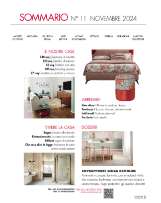 sommario cose di casa novembre 2024 sommario cose di casa novembre 2024