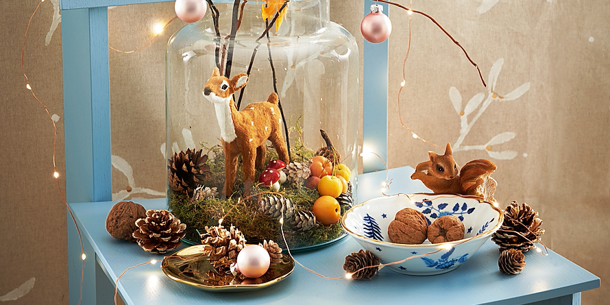 Ambiente - 20 Tovaglioli Natalizi 33x33 Cm Con Animali Invernali - Decorazione Tavola, 3 Strati, Anche Per Decoupage