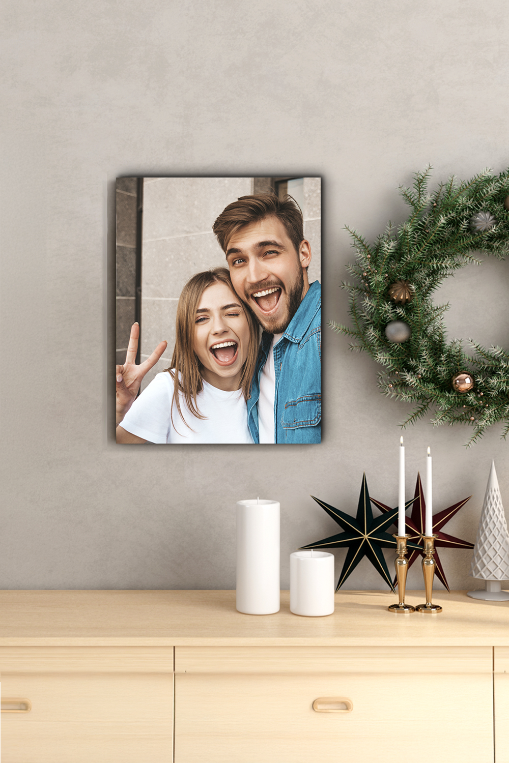 Per Natale regala il ricordo dei momenti più belli stampato su un quadro acustico Isolspace Style