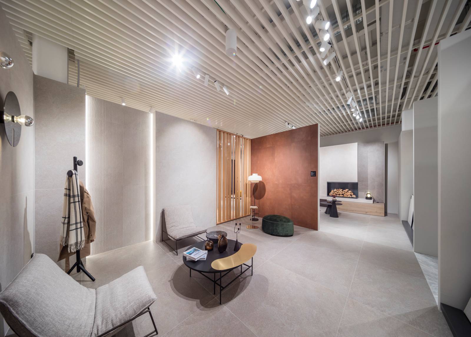 Nuova sede Ceramiche Keope, Casalgrande (RE). Progetto showroom: Pierluigi Molteni Architetti