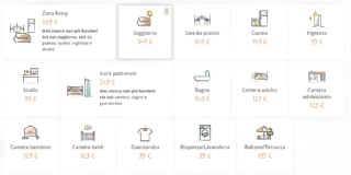 Un'offerta compresa tra 99 e 249 € a seconda dell'ambiente scelto